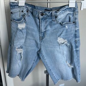 Men's Aerpostale cut off blue jean shorts